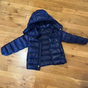 4T Polo Ralph Lauren navy puffer jacket